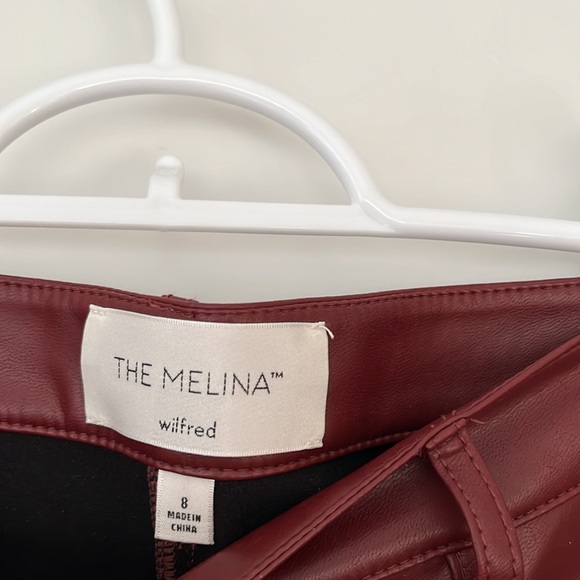WILFRED MELINA SKINNY IN GARNET RED BNWT - Picture 4 of 7